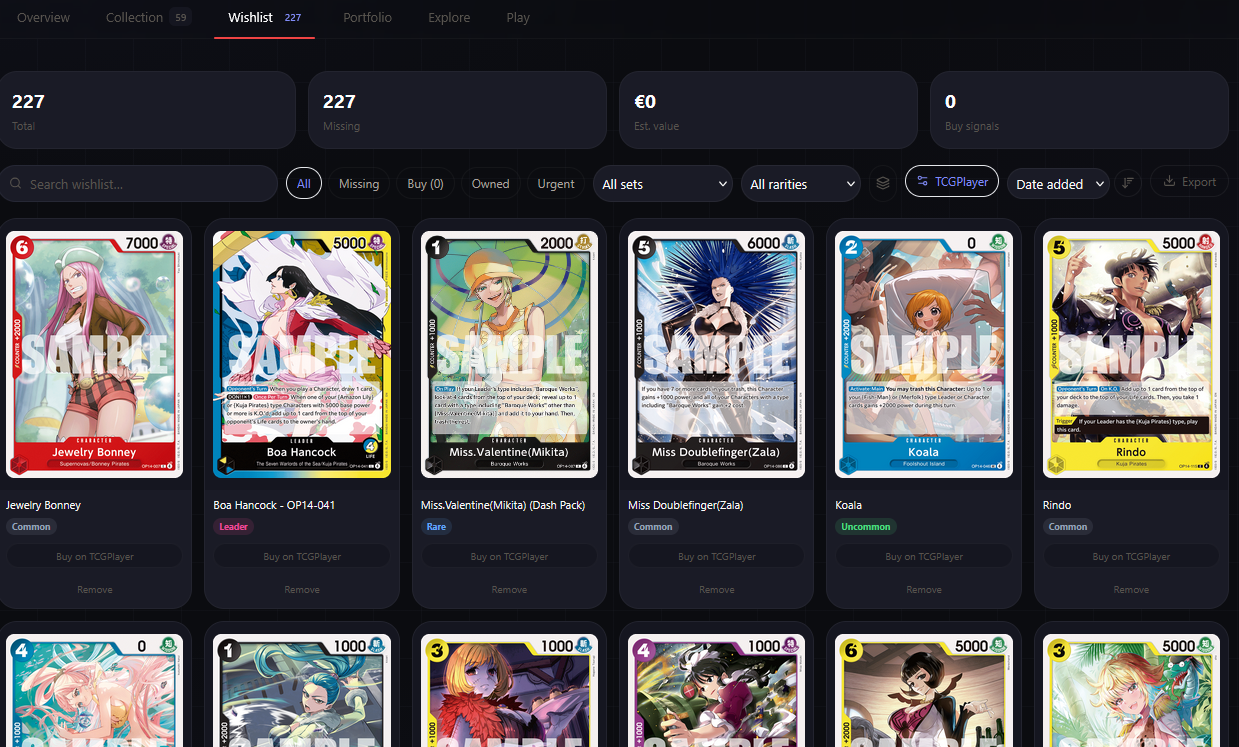 Wishlist Buy Signals: Never Overpay for a Card Again